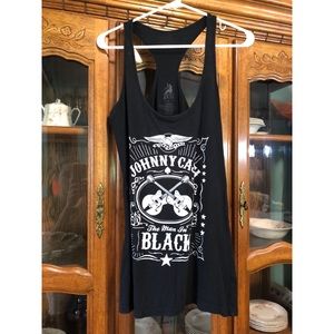 Johnny Cash razor back tank